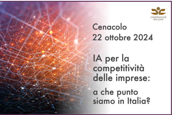 Canova Club Milano - Cenacolo IA per la competitività delle imprese